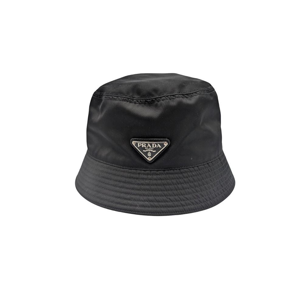 Authentic Prada Re-Nylon Nylon Bucket Hat Size Medium